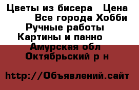 Цветы из бисера › Цена ­ 500 - Все города Хобби. Ручные работы » Картины и панно   . Амурская обл.,Октябрьский р-н